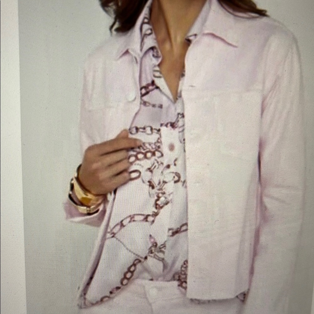L'Agence Light Pink Denim Jacket NWOT - Picture 2 of 9